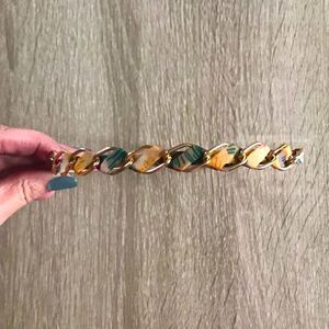 NWOT … Yellow & Green Braided Headband